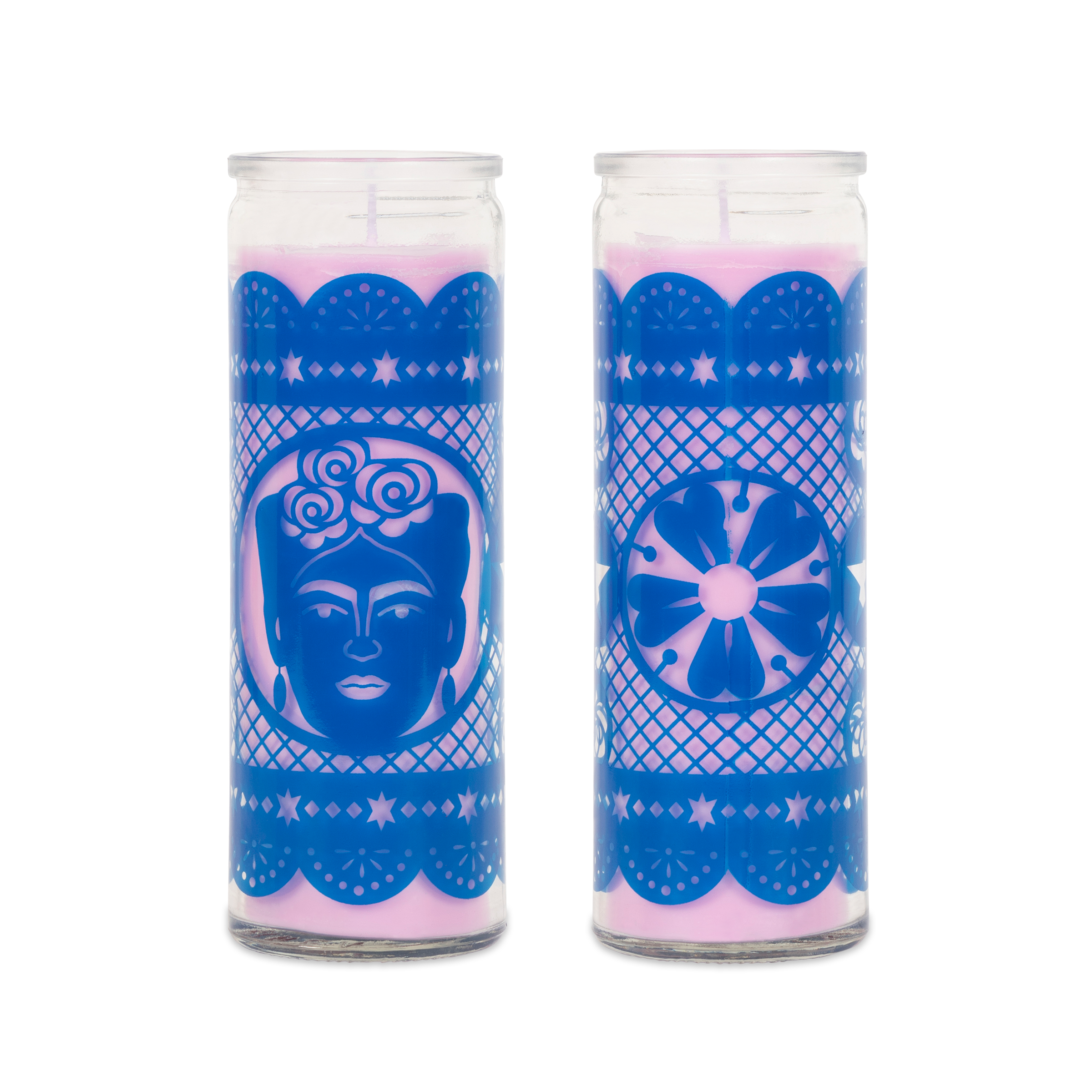 Kitsch Kitchen - Candle in glass Papel Picado Frida