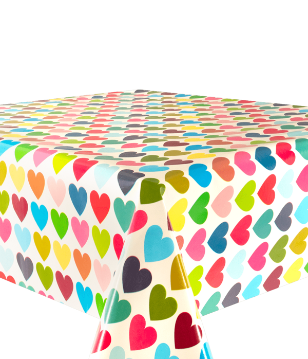 Kitsch Kitchen - Tafelzeil Hearts